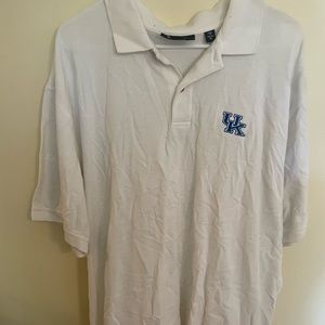 White KY Wildcats Polo